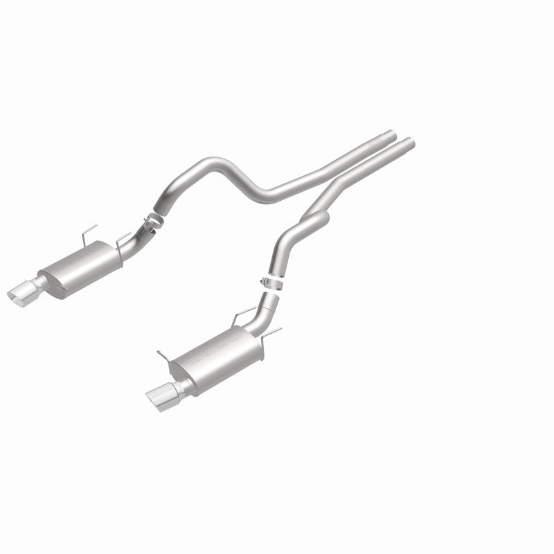 MagnaFlow 13 Ford Mustang Dual Split Rear Exit Stainless Cat Back Performance Exhaust (Street) Magnaflow