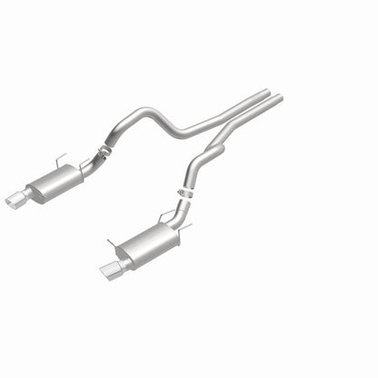 MagnaFlow 13 Ford Mustang Dual Split Rear Exit Stainless Cat Back Performance Exhaust (Street) Magnaflow