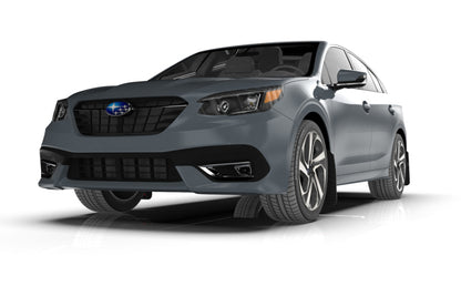 Rally Armor 20+ Subaru Legacy UR Black Mud Flap w/ White Logo - eliteracefab.com