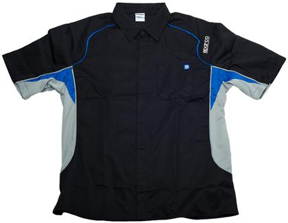 Sparco T-Shirt Circuit Tri Gray Large - eliteracefab.com