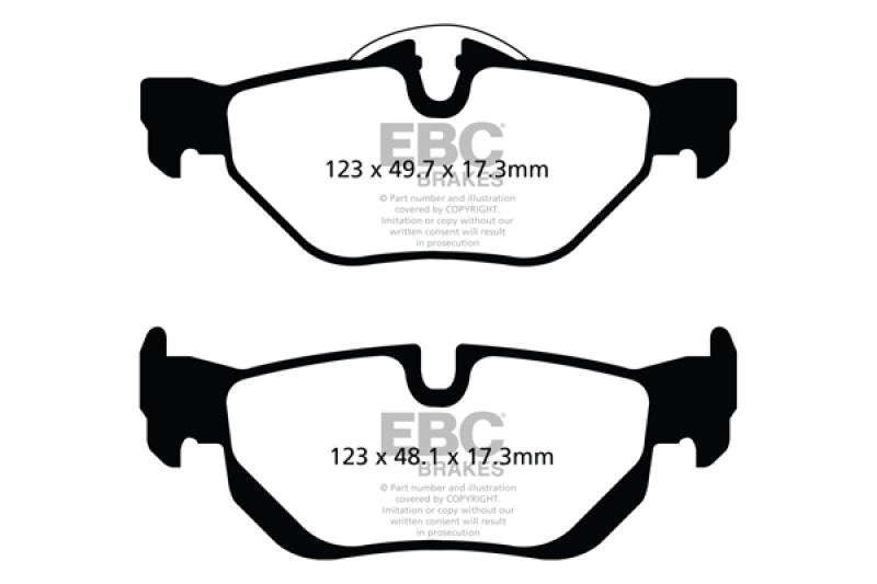 EBC Ultimax2 Rear Brake Pads - UD1267 EBC