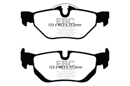 EBC Ultimax2 Rear Brake Pads - UD1267 EBC