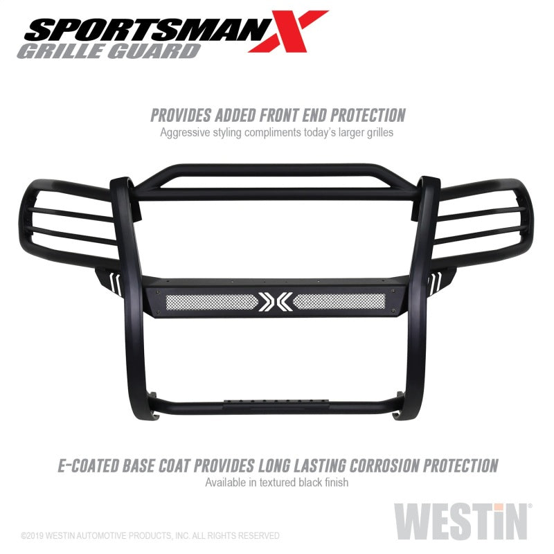 Westin 16-21 Toyota Tacoma Sportsman X Grille Guard - Tex. Blk - eliteracefab.com