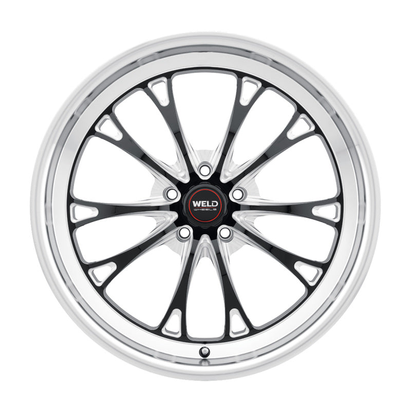 Weld Belmont 20x10.5 / 5x127 BP / ET13 BS6.25 Gloss Black MIL DIA 78.1