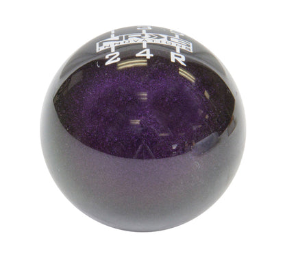 NRG Universal Ball Style Shift Knob - Heavy Weight 480G / 1.1Lbs. - Green/Purple (6 Speed) - SK-300GP-1-W