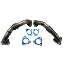 Load image into Gallery viewer, Wehrli 17-19 Chevrolet 6.6L L5P Duramax 2in Stainless Up Pipe Kit w/Gaskets - eliteracefab.com