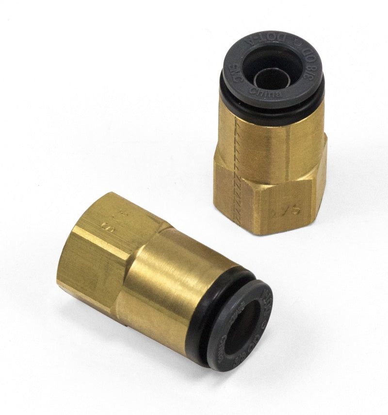 Air Lift 21994 Straight Female - 1/8in FNPT x 1/4in PTC For 1/8in MNPT Leader Lines SMC# KV2F11-34