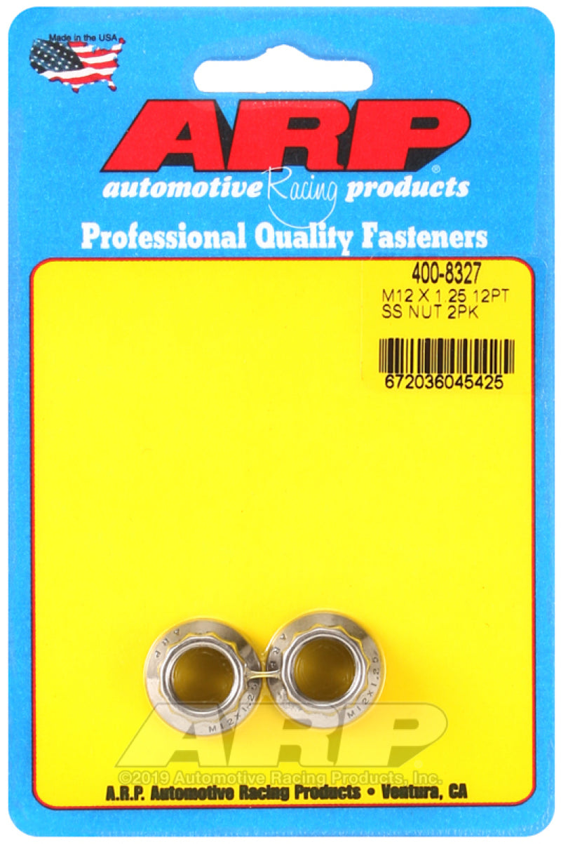 ARP M12 x 1.25 M14 WR 12pt Nut Kit - 2 Pack ARP