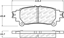 Load image into Gallery viewer, StopTech 13-19 Lexus GS350 Street Select Rear Brake Pads - eliteracefab.com