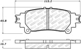 StopTech Street Disc Rear Brake Pads - 305.13911