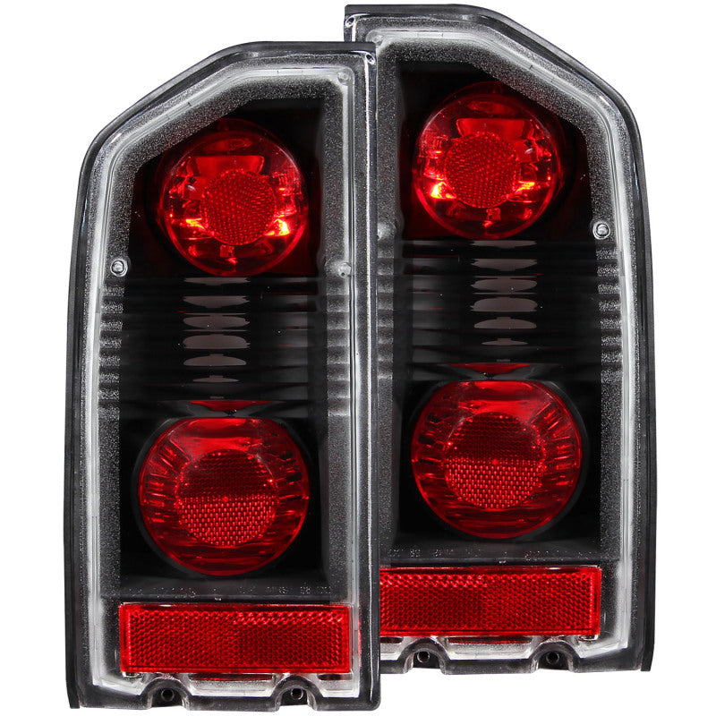 ANZO USA Suzuki Vitara Taillights Black; 1988-1998 - eliteracefab.com