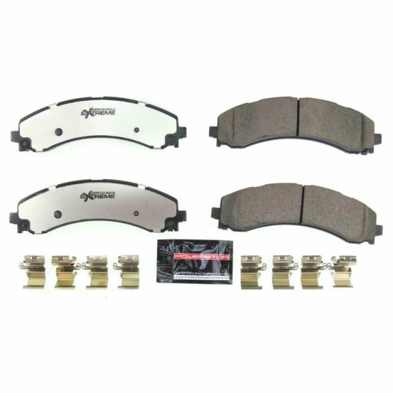 Power Stop 2019 Ram 3500 Rear Z36 Truck & Tow Brake Pads w/Hardware - eliteracefab.com