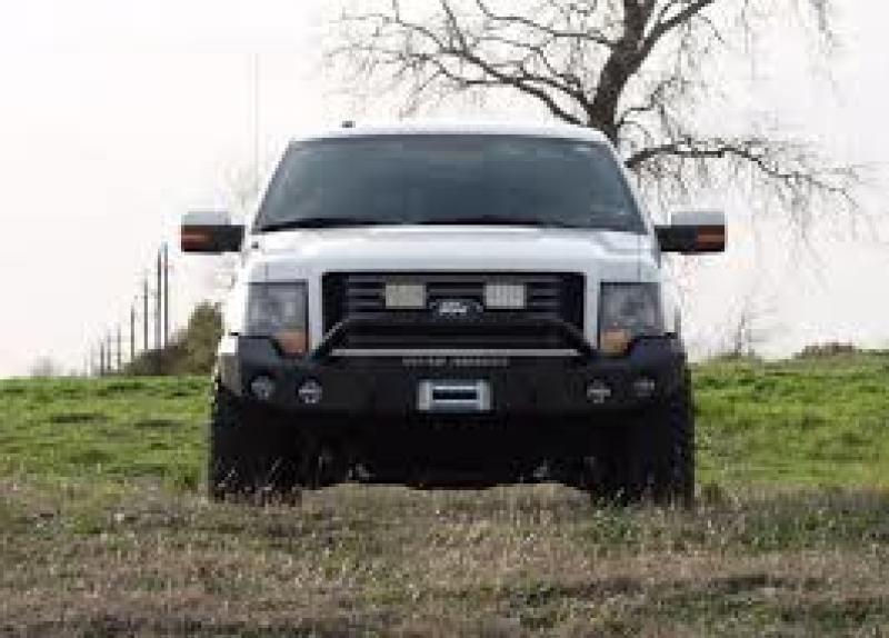 Road Armor 09-14 Ford F-150 Stealth Front Winch Bumper w/Pre-Runner Guard - Tex Blk Road Armor