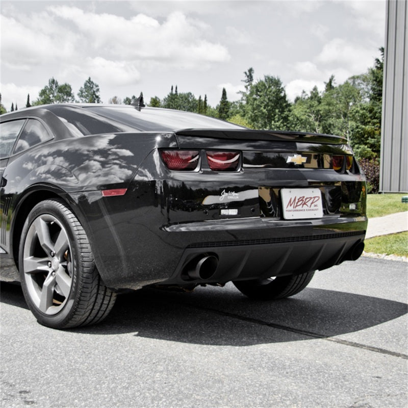 MBRP 2010-2015 Chevrolet Camaro V6 3.6L 3in Black Coated Axle Back Muffler Delete - eliteracefab.com