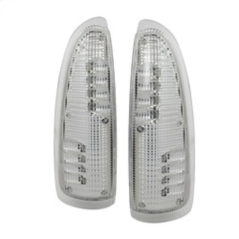 xTune Ford Superduty F250-F650 03-07 Amber LED Mirror Signal Lens - Clear ACC-LED-FDSD99-MR-C - eliteracefab.com