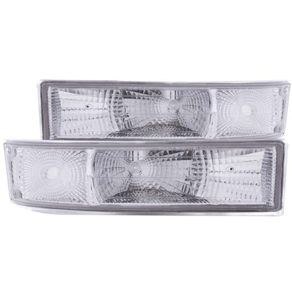 ANZO USA Chevrolet Astro Van Euro Parking Lights Chrome; 1995-2005 - eliteracefab.com