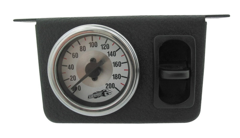 Air Lift Single Needle Gauge Panel With One Paddle Switch- 200 PSI - eliteracefab.com