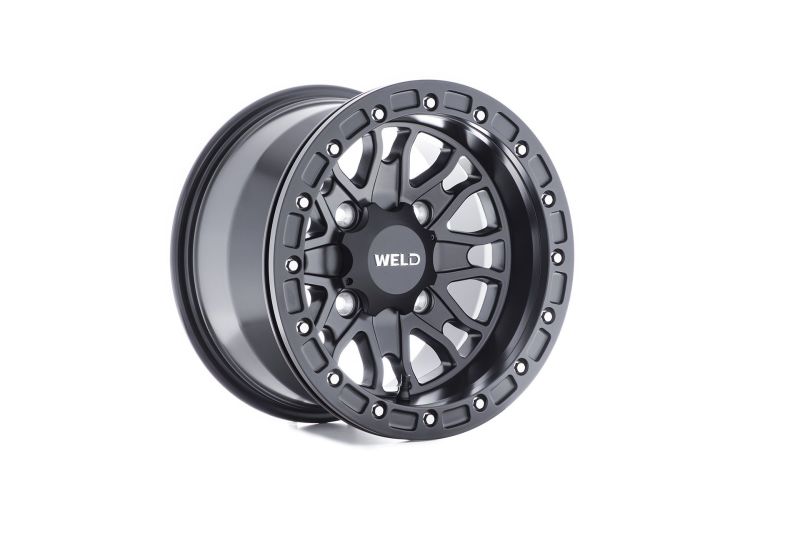 Weld UTV RF Series Raptor U500 14x8 Raptor Beadlock 4x136 4BS Satin BLK