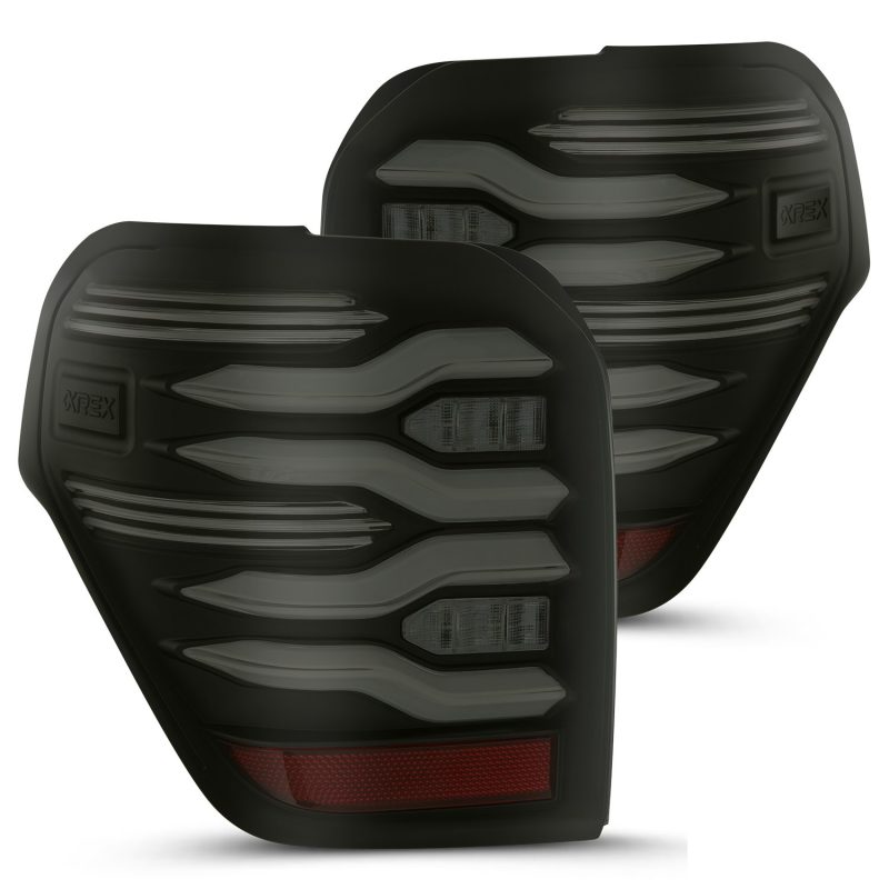 AlphaRex 10-21 Toyota 4Runner LUXX LED Taillights Blk w/Activ Light/Seq Signal - eliteracefab.com