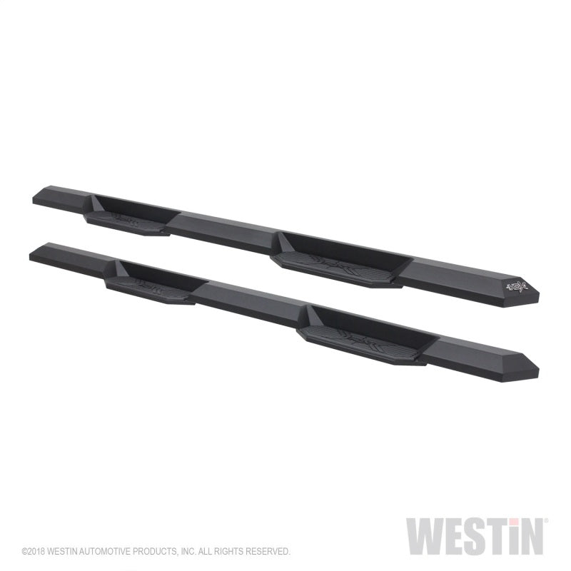 Westin 2019 Chevrolet Silverado/Sierra 1500 Crew Cab Xtreme Nerf Step Bars - Textured Black - eliteracefab.com