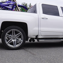 Load image into Gallery viewer, MBRP 09+ Chevrolet Silverado 1500 3in Cat Back Pre-Axle Dual Outlet w/ 4in Tip - AL - eliteracefab.com