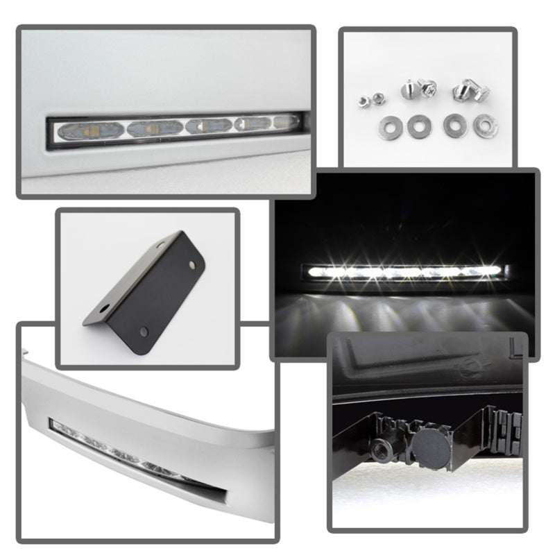 Spyder Toyota Tundra 07-13 Daytime LED Running Lights wo/switch Silver FL-DRL-TTU07-SIL - eliteracefab.com