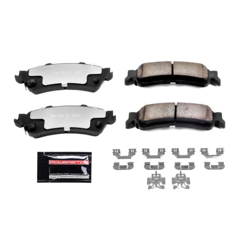 Power Stop 00-05 Cadillac DeVille Rear Z36 Truck & Tow Brake Pads w/Hardware - eliteracefab.com