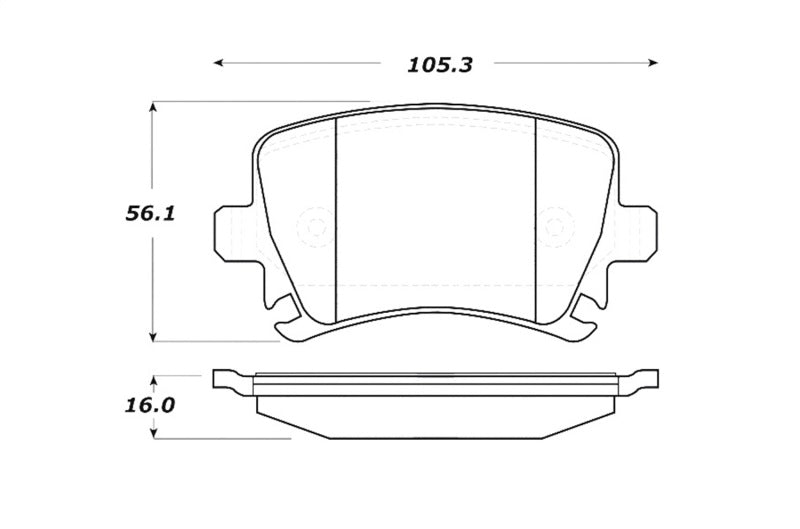 StopTech Street Touring 06-09 Audi A3 / 05-09 Audi A4/A6 / 08-09 Audi TT - eliteracefab.com