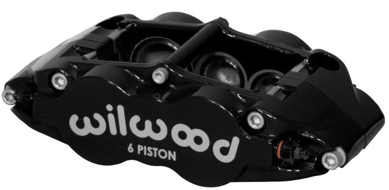 Wilwood Caliper-Narrow Superlite 6R-RH - Black 1.38/1.12/1.12in Pistons 1.10in Disc Wilwood