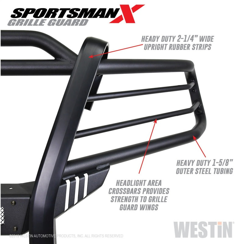 Westin 15-20 Chevrolet Colorado Sportsman X Grille Guard - Textured Black Westin