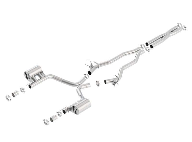 Borla 2015-2016 Charger SRT 392 / Scat Pack 6.4L Atak Catback Exhaust Single Split Rear Exit - eliteracefab.com