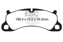 Load image into Gallery viewer, EBC 12-15 Porsche 911 (991) (Cast Iron Rotor only) 3.8 Carrera S Redstuff Front Brake Pads - eliteracefab.com