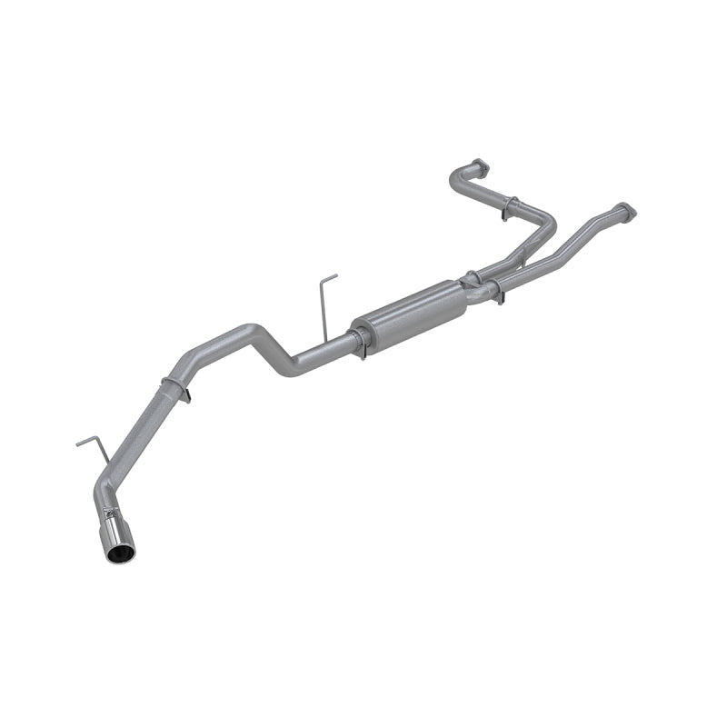 MBRP 2007-2009 Nissan Titan 5.6L EC/CC Cat Back Single Side - eliteracefab.com