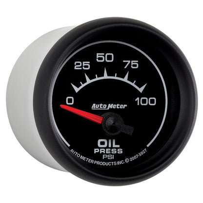 Autometer ES 52mm 100 PSI Short Sweep Electric Oil Pressure Gauge 5927