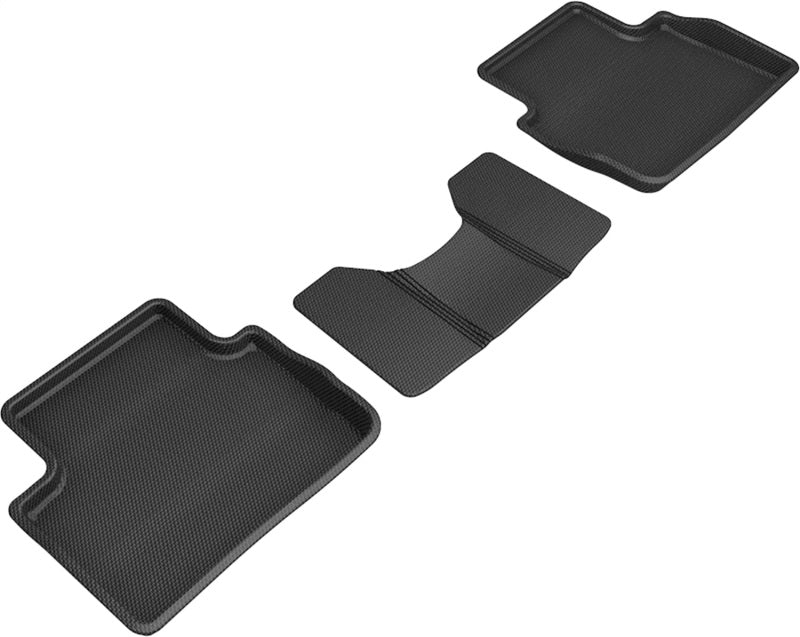 3D MAXpider L1MZ06721509 19-21 Mazda 3 / CX-30 Kagu 2nd Row Floormat - Black 3D MAXpider