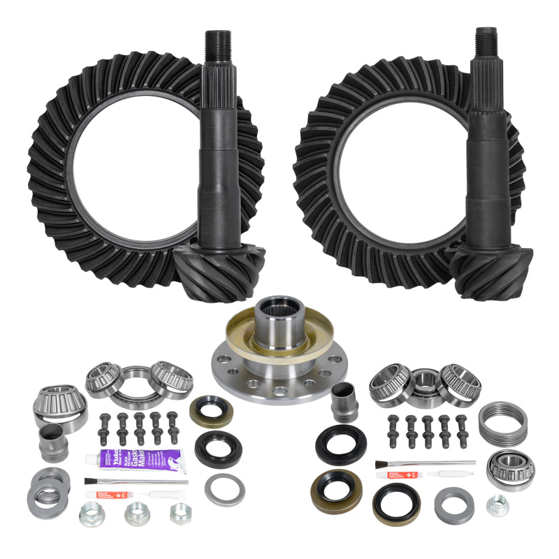 Yukon Ring & Pinion Gear Kit Front & Rear for Toyota 8/7.5R Diff (w/Factory Locker) 4.88 Ratio Yukon Gear & Axle