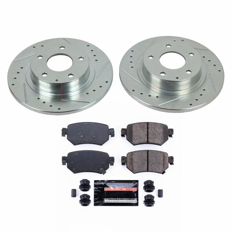 Power Stop 16-18 Mazda 6 Rear Z23 Evolution Sport Brake Kit - eliteracefab.com