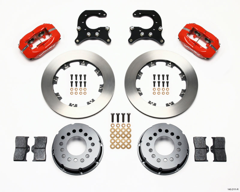 Wilwood Forged Dynalite P/S Rear Kit Red 58-64 Olds/Pontiac Ends Wilwood