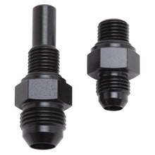 Load image into Gallery viewer, Russell Performance -6 AN to 4L80 Transmission Ports Adapter Fittings (Qty 2) - Black Zinc.