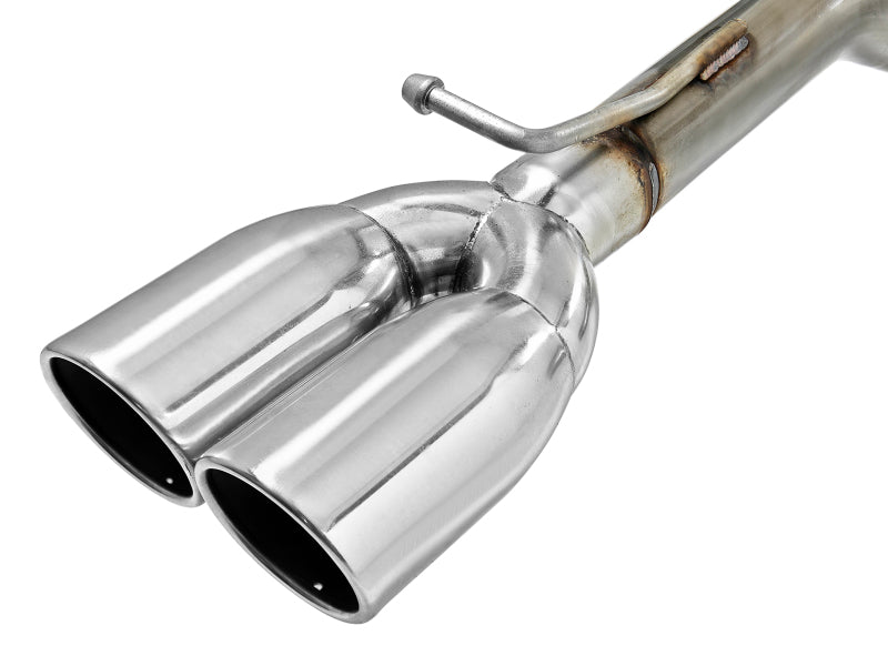 aFe MACH Force-Xp 2-1/2in 304 SS Cat-Back Exhaust 15-19 Dodge Challenger V6-3.6L - Polished Tip aFe