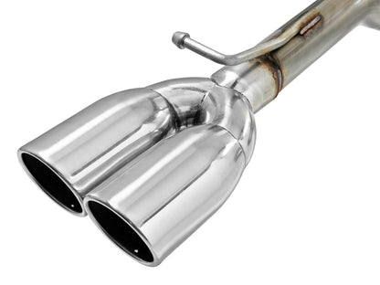 aFe MACH Force-Xp 2-1/2in 304 SS Cat-Back Exhaust 15-19 Dodge Challenger V6-3.6L - Polished Tip aFe