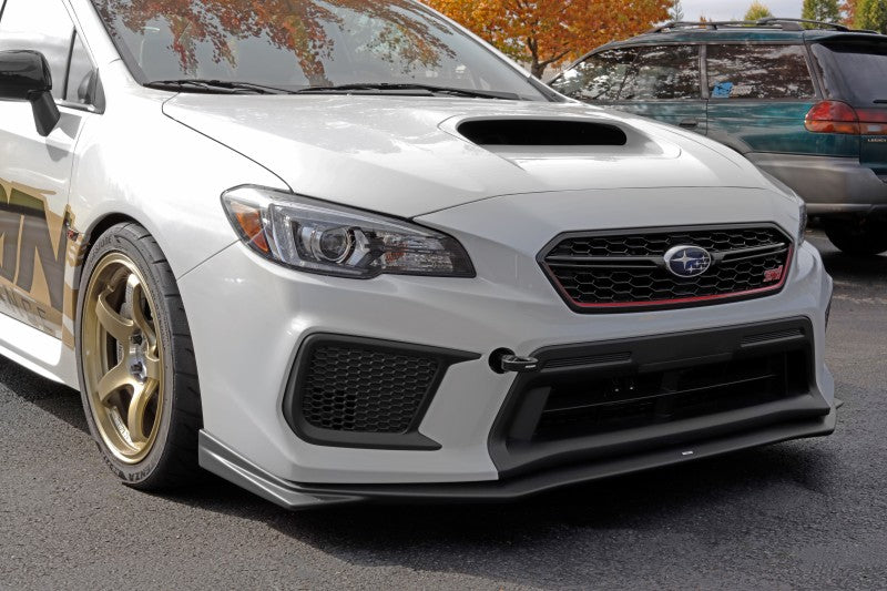 Perrin Tow Hook Kit - Front 2018+ Subaru WRX/STI - Flat Black - eliteracefab.com