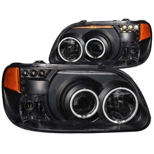 Load image into Gallery viewer, ANZO USA Ford Explorer Projector Headlights W/ Halo Black 1 Pc; 1995-2001 - eliteracefab.com