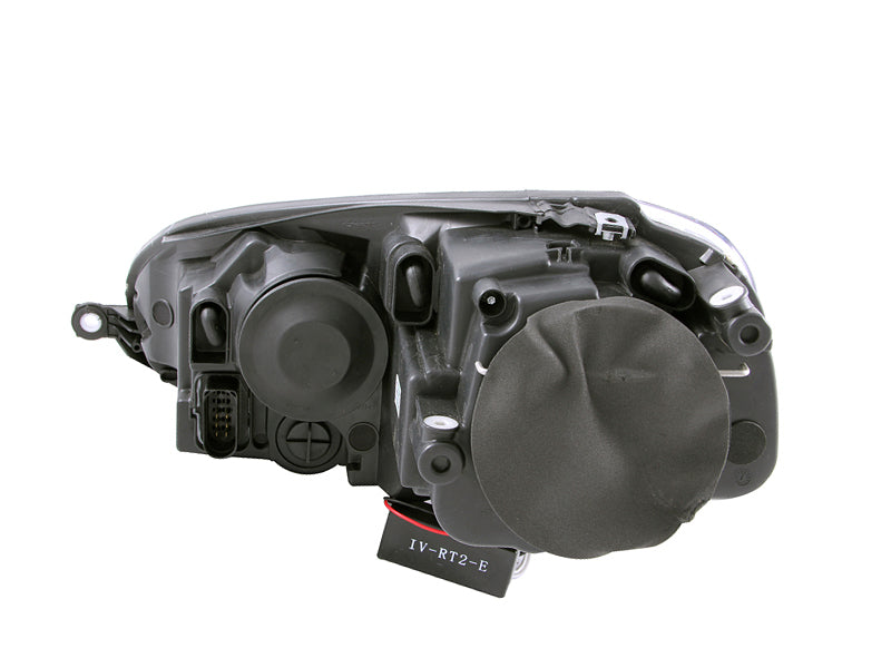 ANZO USA Volkswagen Rabbit Mk5 Projector Headlights W/ Halo Black Ccfl; 2006-2009 - eliteracefab.com