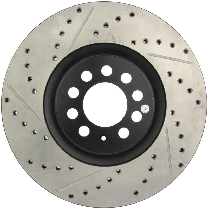 StopTech Slotted & Drilled Sport Brake Rotor - eliteracefab.com