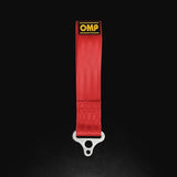 OMP Tow Hook Stainless Internal Diametre 100 mm - Medium Material (Red)