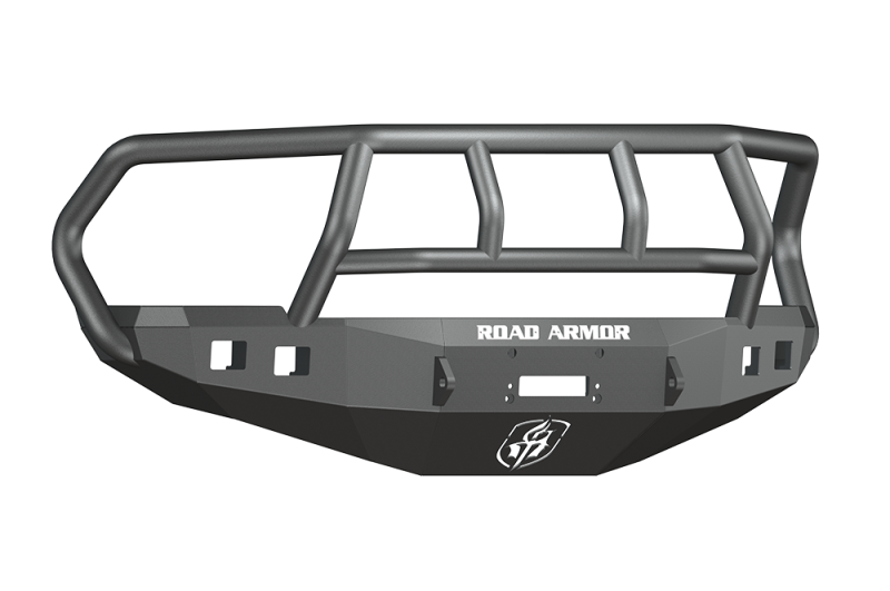 Road Armor 10-18 Ram 2500 Stealth Front Winch Bumper w/Titan II Guard - Tex Blk - eliteracefab.com