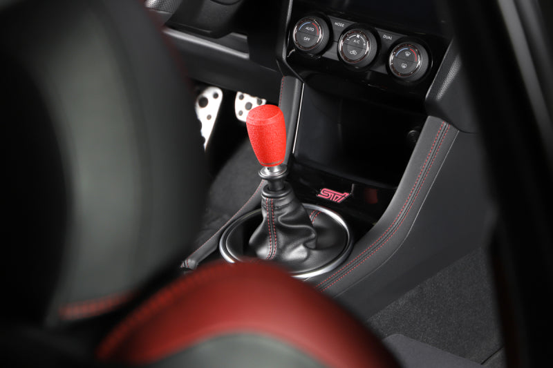 GrimmSpeed Shift Knob Stainless Steel - Subaru 5 Speed and 6 Speed Manual Transmission - Red - eliteracefab.com