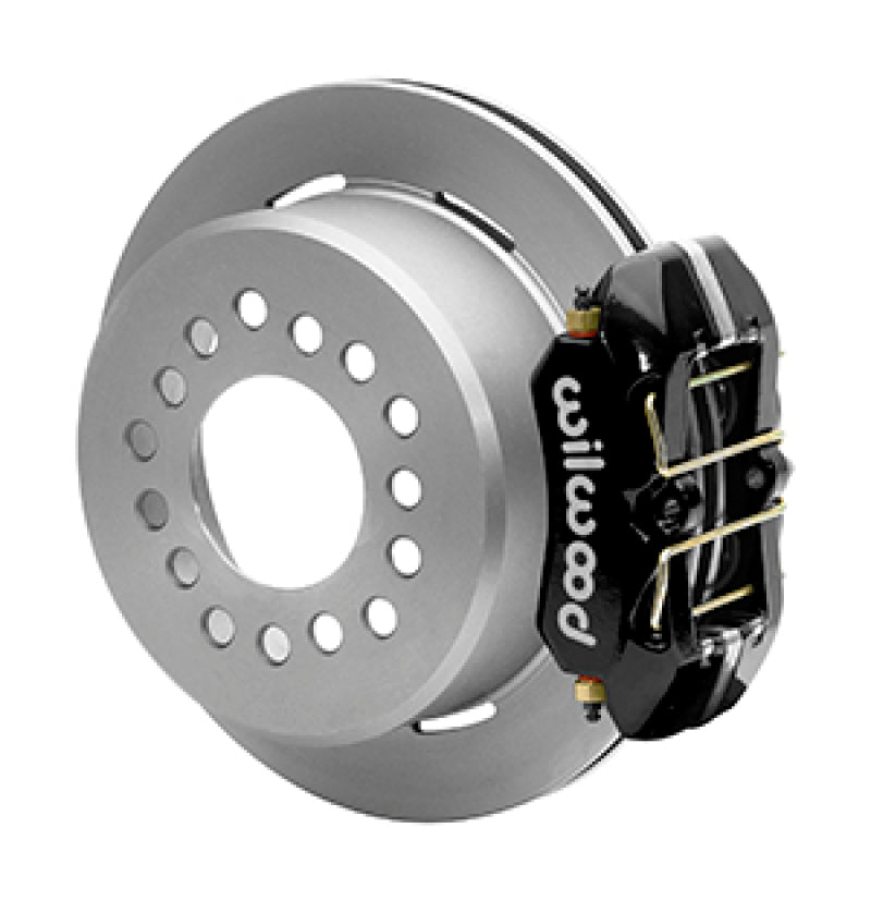 Wilwood Small Ford 11 in. Forged Dynapro Low-Profile Dust Seal Rear Parking Brake Kit Wilwood