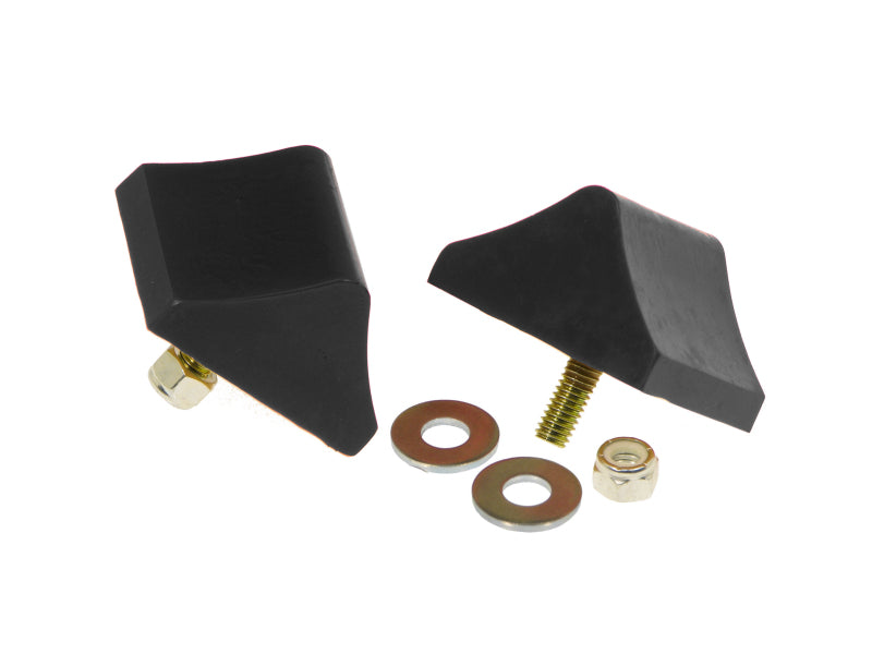 Prothane Universal Bump Stop 1 1/2X2X1 3/4 Wedge - Black